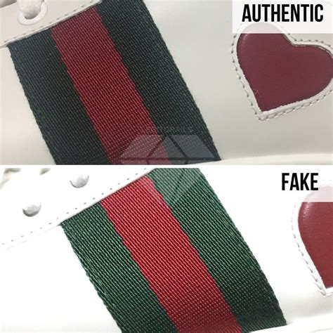 fake vs real gucci heart sneakers|Gucci true vs real.